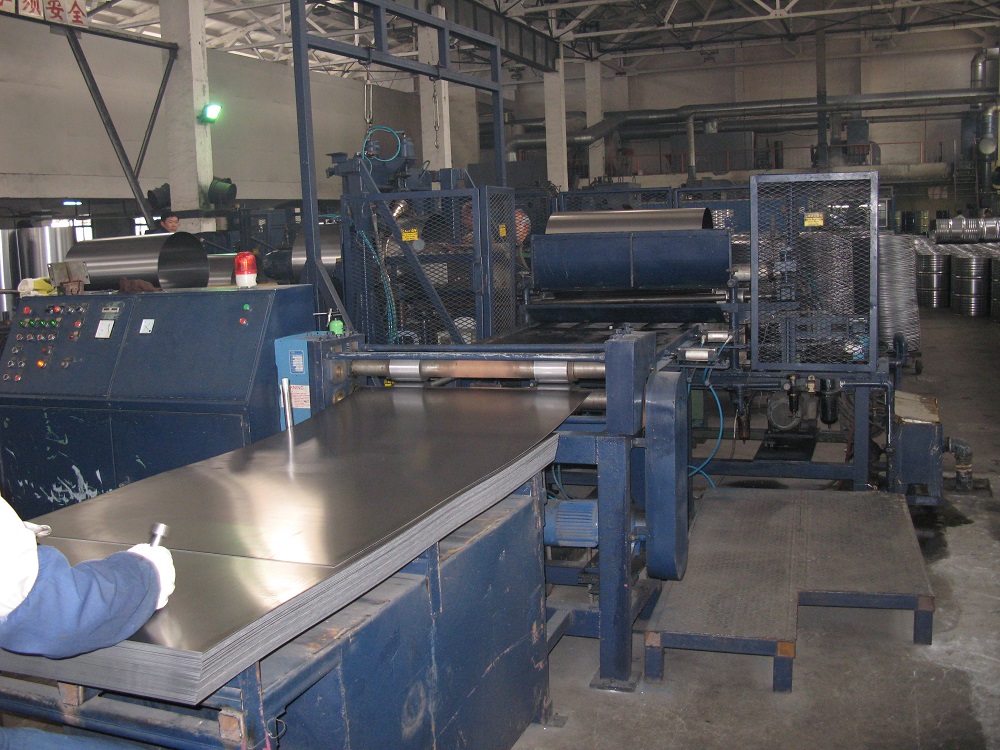 Semi-automatic steel barrel making line for our customer