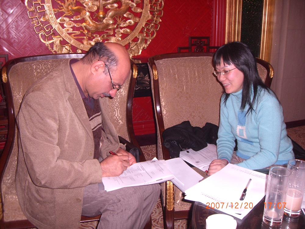 Our customer is signing sales agreement- Shanghai